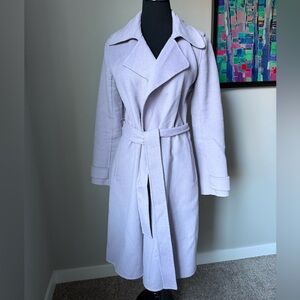 Badgley Mischka Lilac Trench Coat